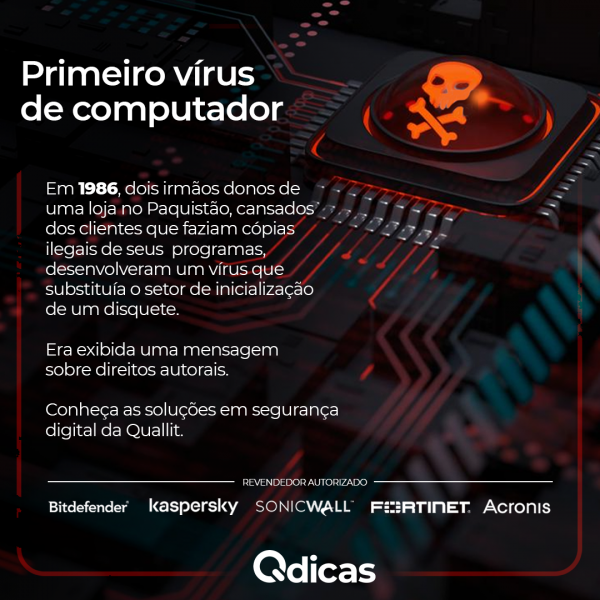 Você sabia? Primeiro vírus do computador