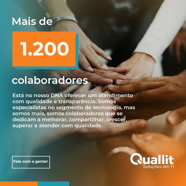 Mais de 1.200 colaboradores
