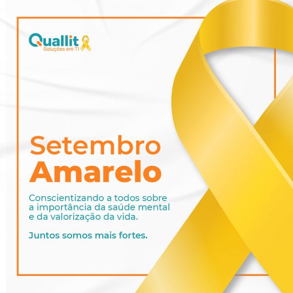Setembro Amarelo - Juntos somos mais fortes