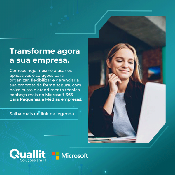 Transforme agora a sua empresa com o Microsoft 365