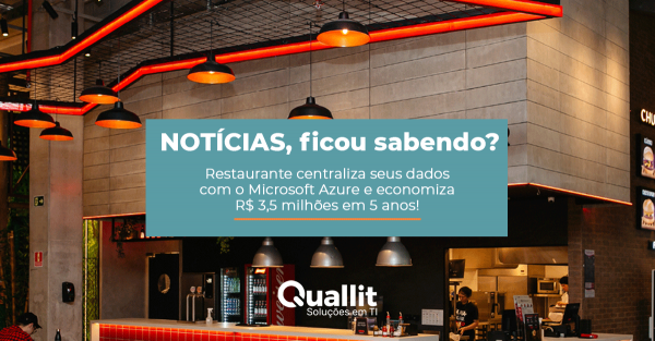 Restaurante economiza com Microsoft Azure